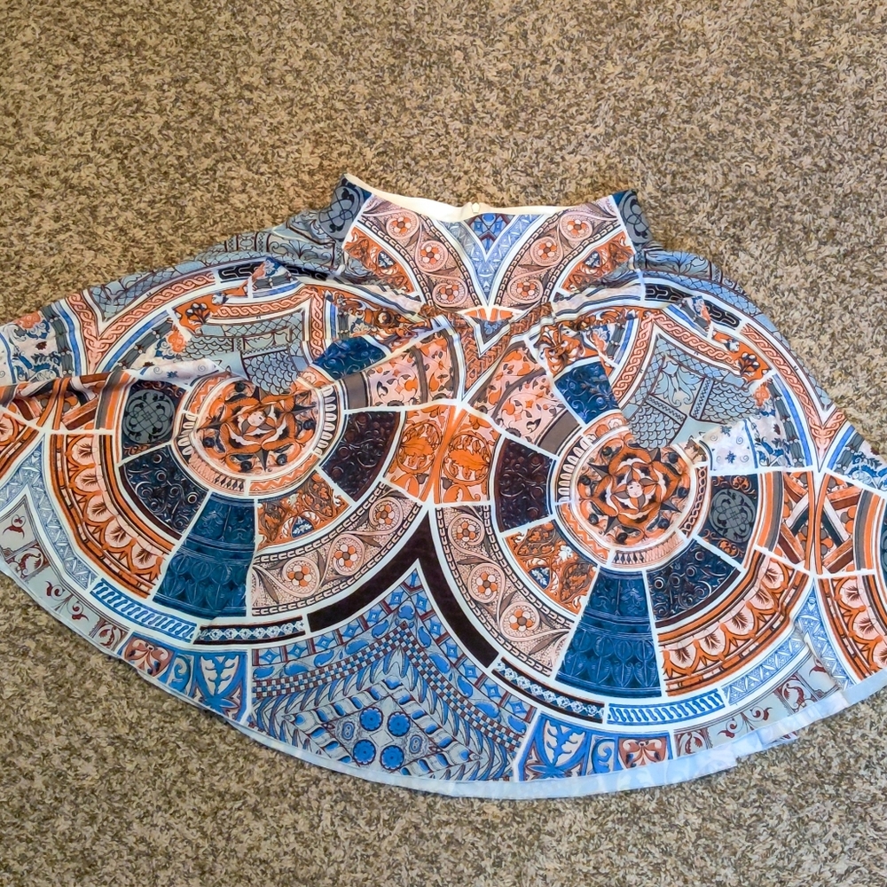 Blackmilk Grammar of Ornament Yoke Midi Skirt - Picture 1 of 4